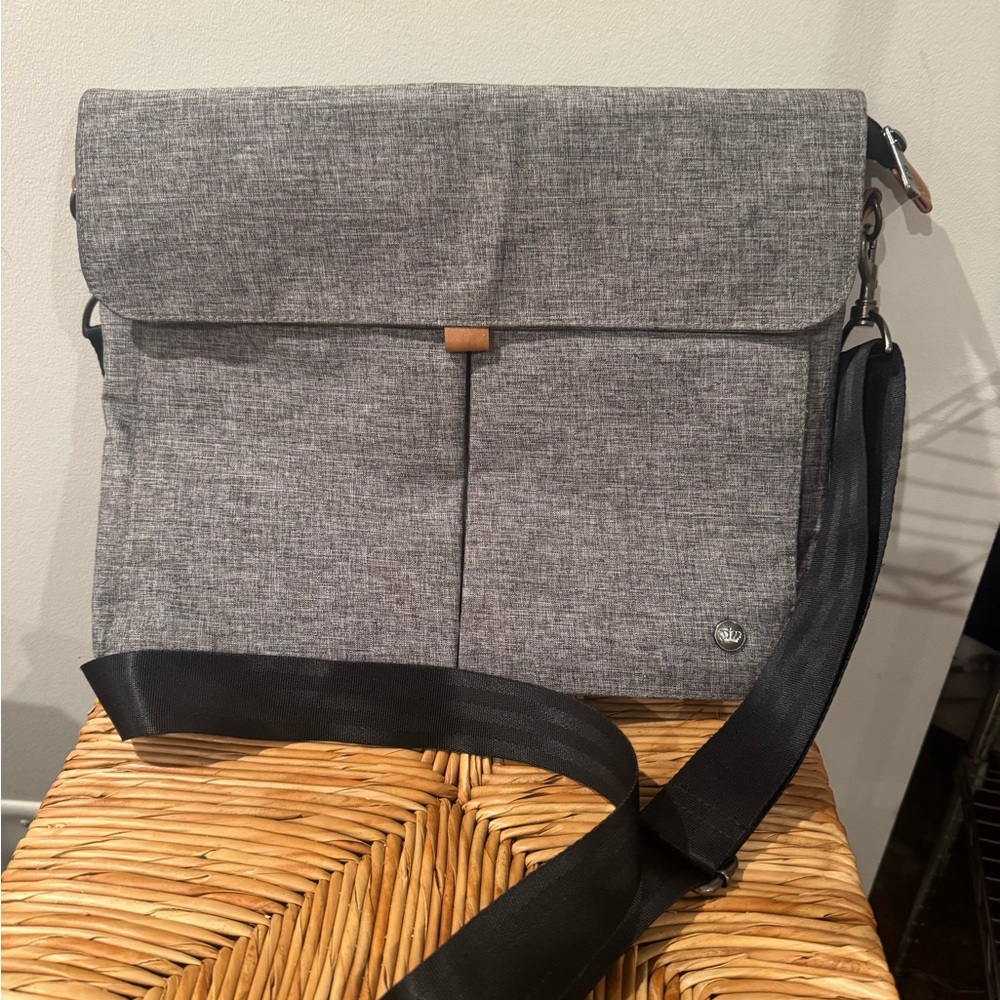 Gray Men's Messenger Bag 14x11